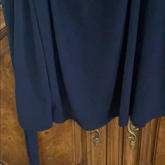 NWOT Anne Taylor Navy dress - Picture 6 of 8